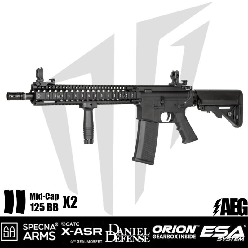 Specna Arms Daniel Defense MK18 SA E26 EDGE Airsoft Tüfeği Siyah