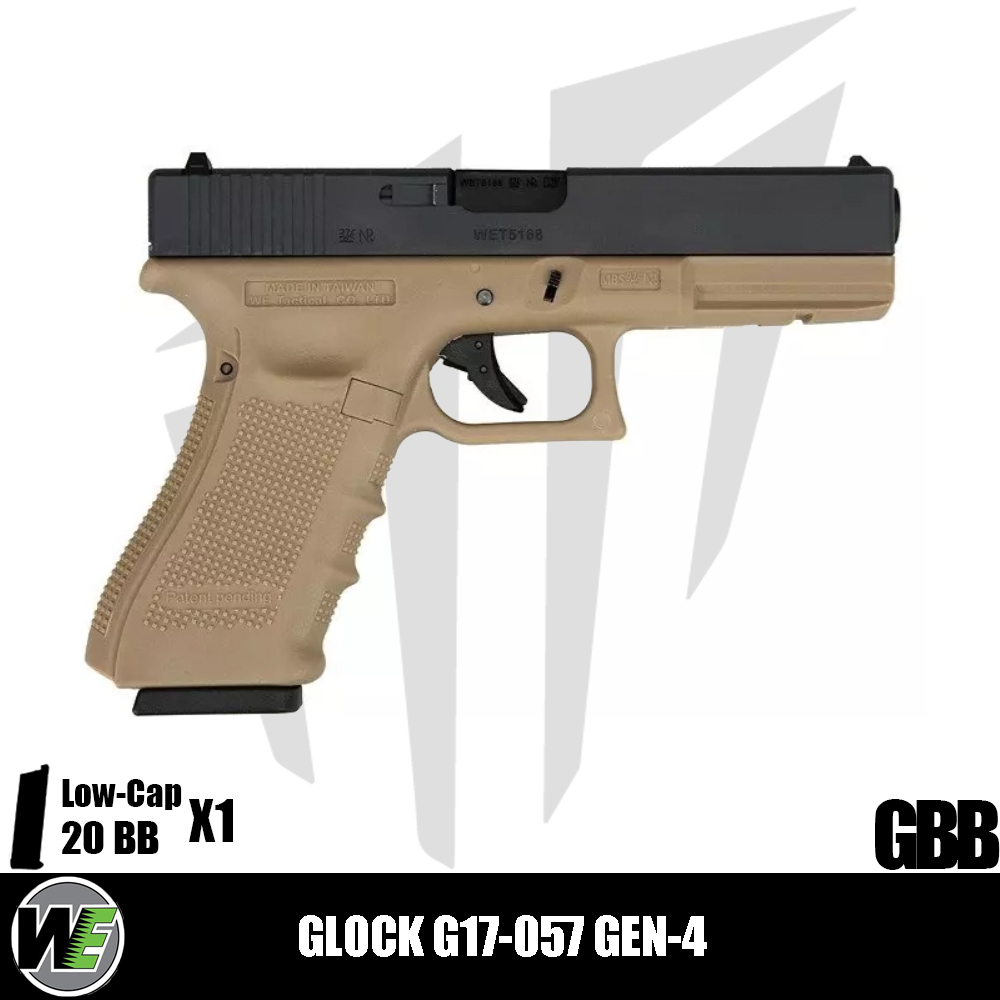 WE Glock G17 057 Gen 4 Airsoft Tabanca Tan Armorion