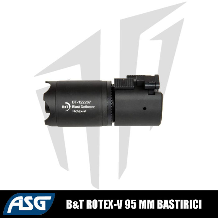 ASG B&T Rotex-V 95 mm Bastırıcı - Siyah