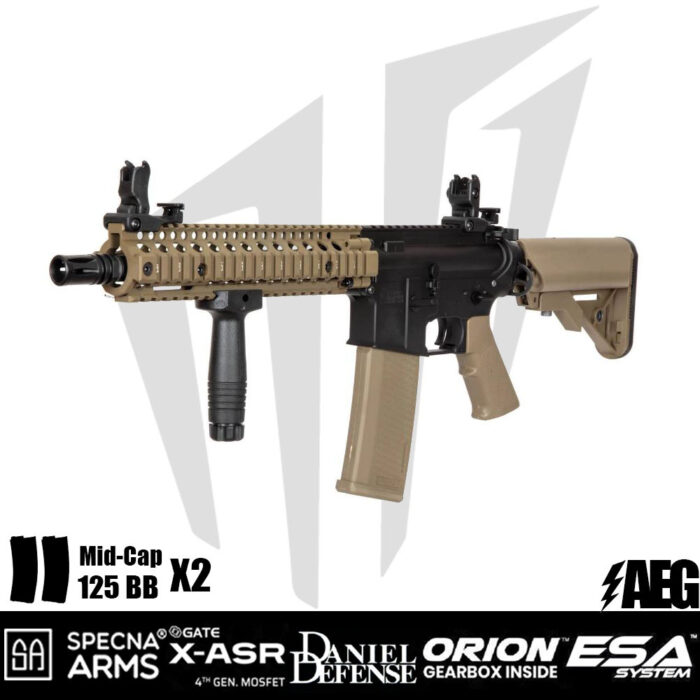 Specna Arms Daniel Defence® MK18 SA-E19 EDGE™ Airsoft Tüfeği - Yarım Tan