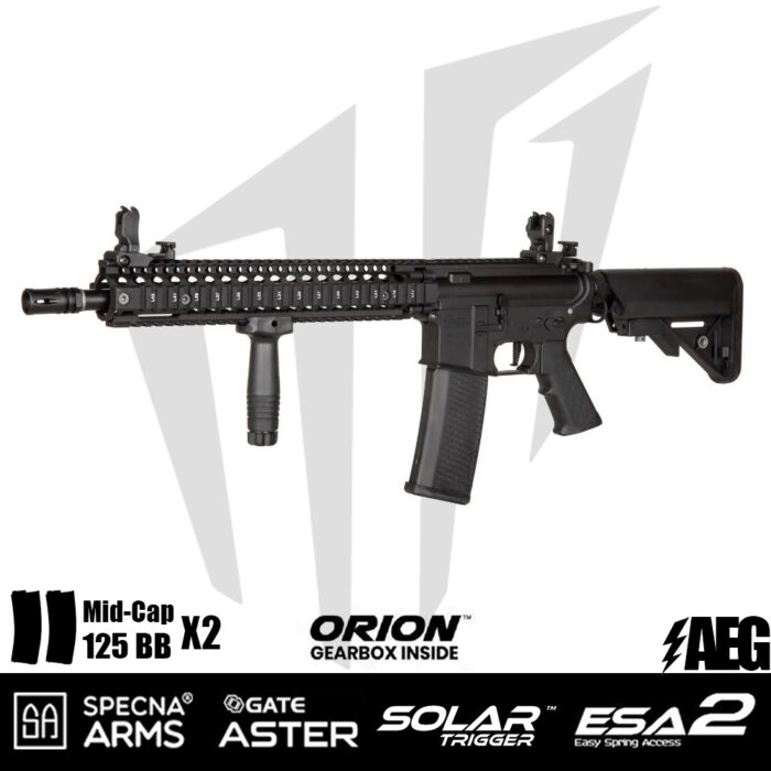 Specna Arms Daniel Defense® MK18 SA-E26 EDGE 2.0™ Airsoft Tüfeği – Siyah