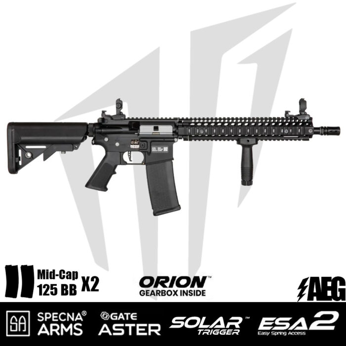 Specna Arms Daniel Defense® MK18 SA-E26 EDGE 2.0™ Airsoft Tüfeği – Siyah