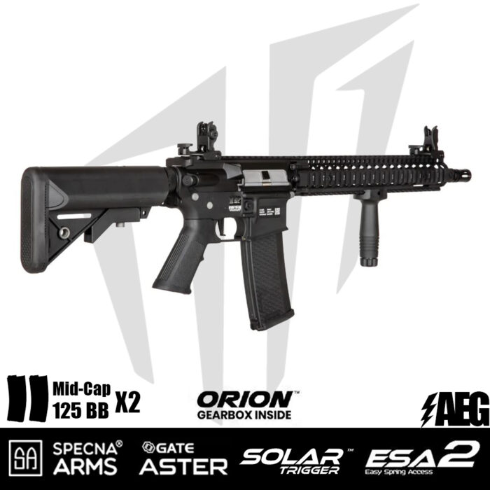 Specna Arms Daniel Defense® MK18 SA-E26 EDGE 2.0™ Airsoft Tüfeği – Siyah