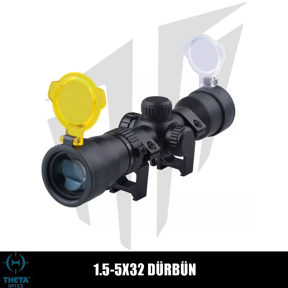 Theta Optics 1.5-5x32 Dürbün – Siyah