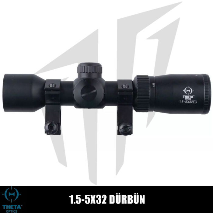 Theta Optics 1.5-5x32 Dürbün – Siyah