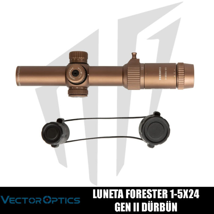 Vector Optics Luneta Forester 1-5x24 Gen II Dürbün - Coyote FDE