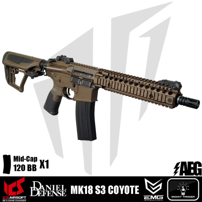 ICS Airsoft MK18 S3 Airsoft Tüfeği – Bronz