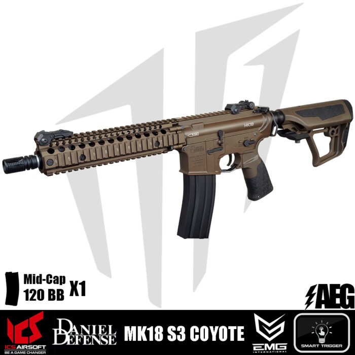 ICS Airsoft MK18 S3 Airsoft Tüfeği – Bronz