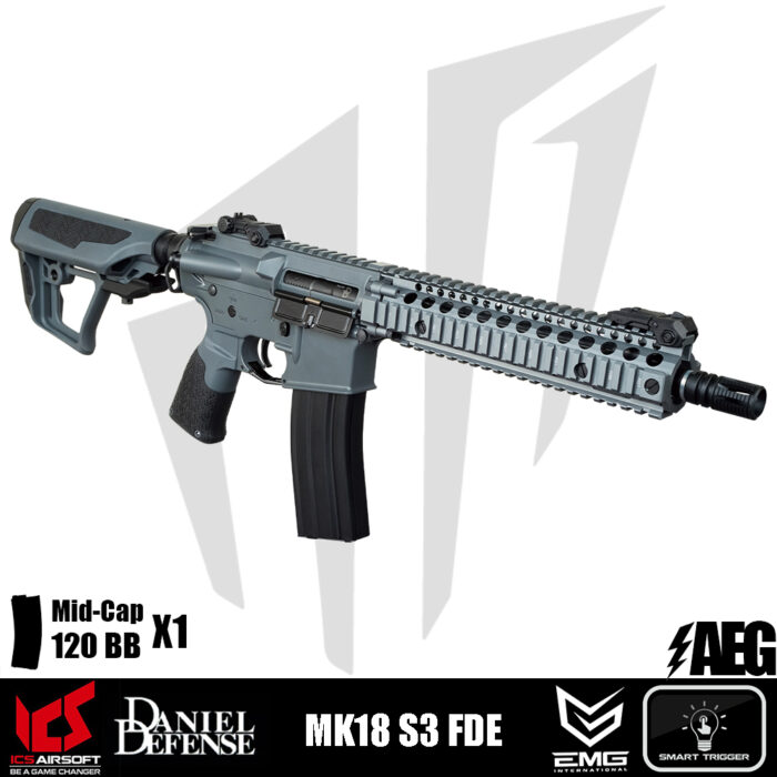 ICS Airsoft MK18 S3 Airsoft Tüfeği – Gri