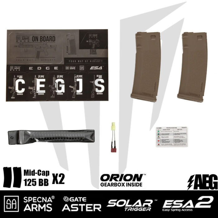 Specna Arms RRA SA-E14 EDGE 2.0™ Airsoft Tüfeği – Yarım Tan