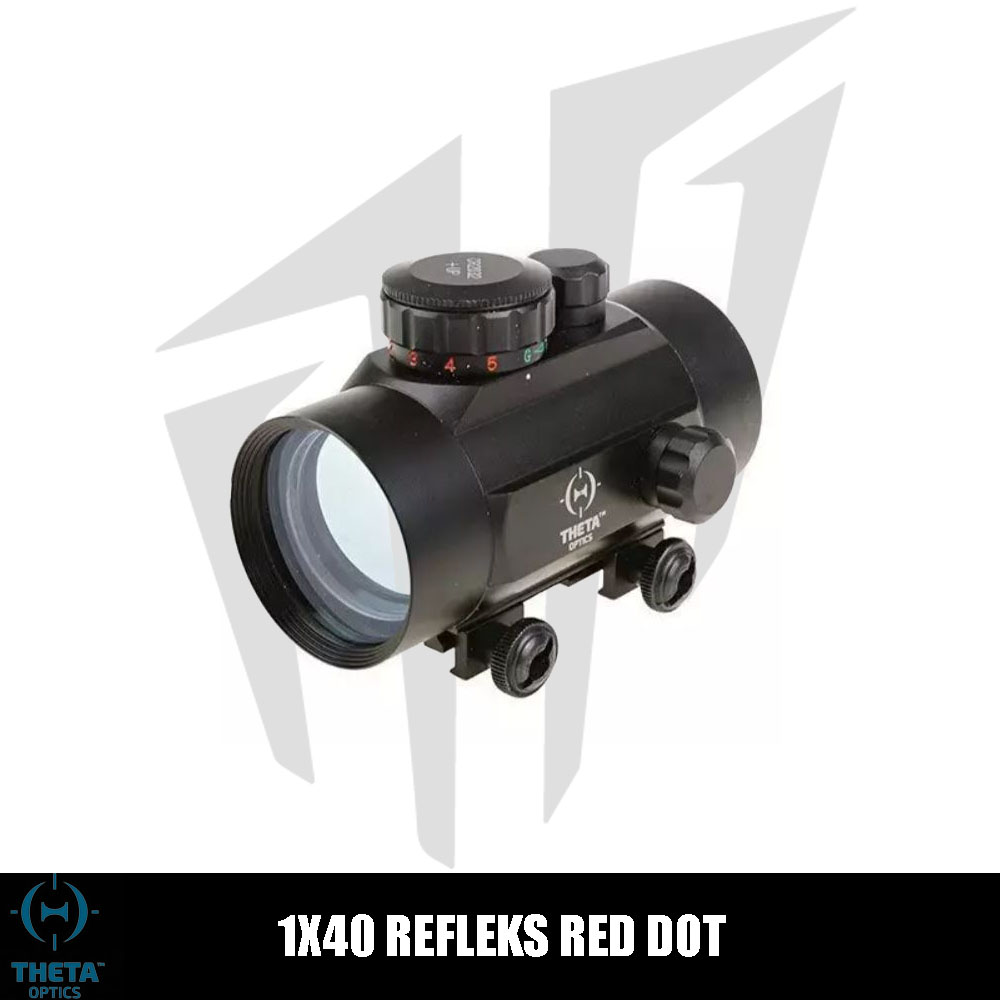 Theta Optics 1x40 Refleks Red Dot - Siyah