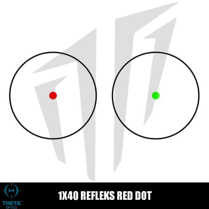 Theta Optics 1x40 Refleks Red Dot - Siyah