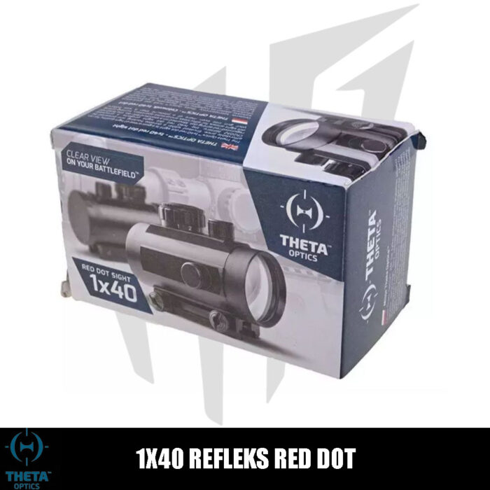 Theta Optics 1x40 Refleks Red Dot - Siyah