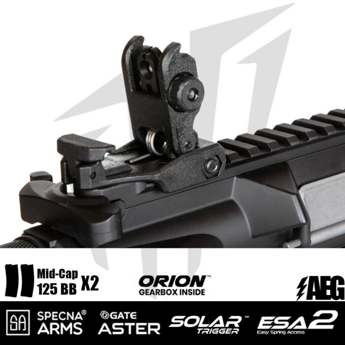 Specna Arms Daniel Defence® MK18 SA-E19 EDGE 2.0™GATE ASTER Airsoft Tüfeği – Siyah