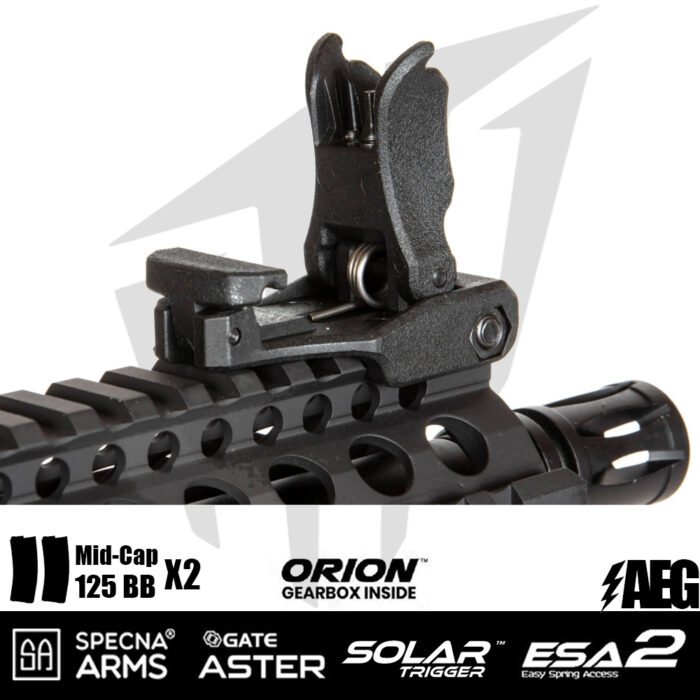 Specna Arms Daniel Defence® MK18 SA-E19 EDGE 2.0™GATE ASTER Airsoft Tüfeği – Siyah