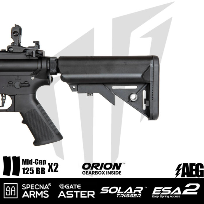 Specna Arms Daniel Defence® MK18 SA-E19 EDGE 2.0™GATE ASTER Airsoft Tüfeği – Siyah