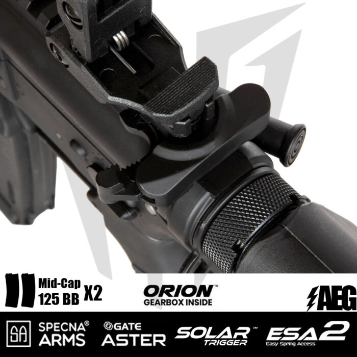 Specna Arms Daniel Defence® MK18 SA-E19 EDGE 2.0™GATE ASTER Airsoft Tüfeği – Siyah