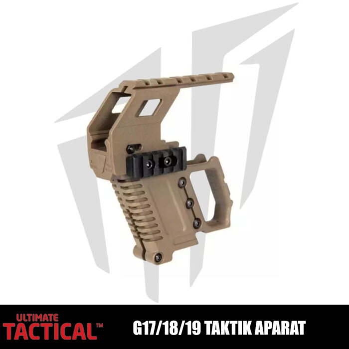 Ultimate Tactical G17/18/19 Airsoft Tabanca Taktık Aparat - Tan