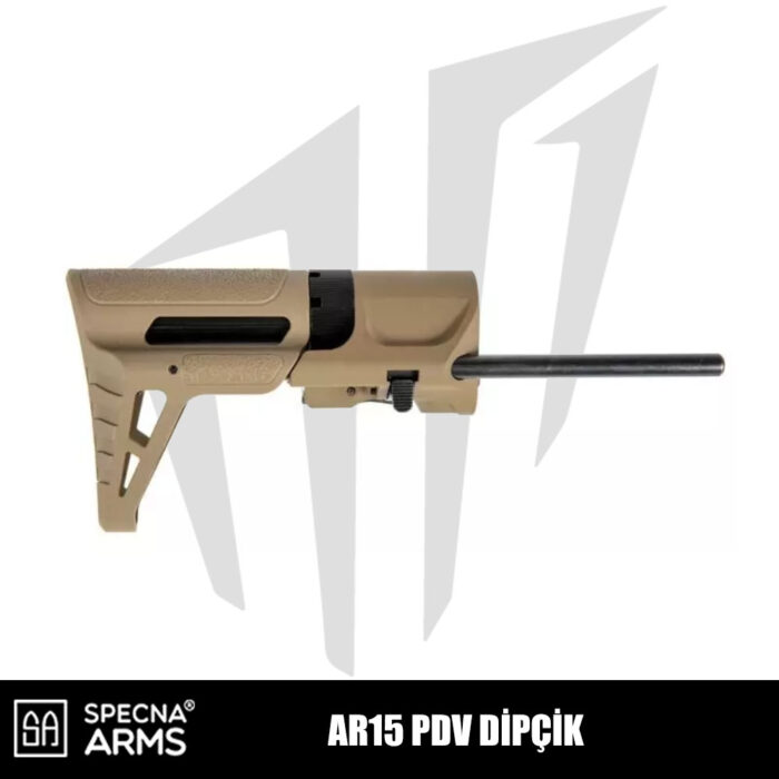 Specna Arms AR15 PDW Dipçik - Tan