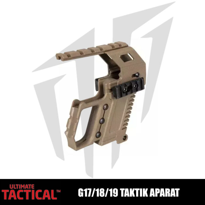 Ultimate Tactical G17/18/19 Airsoft Tabanca Taktık Aparat - Tan