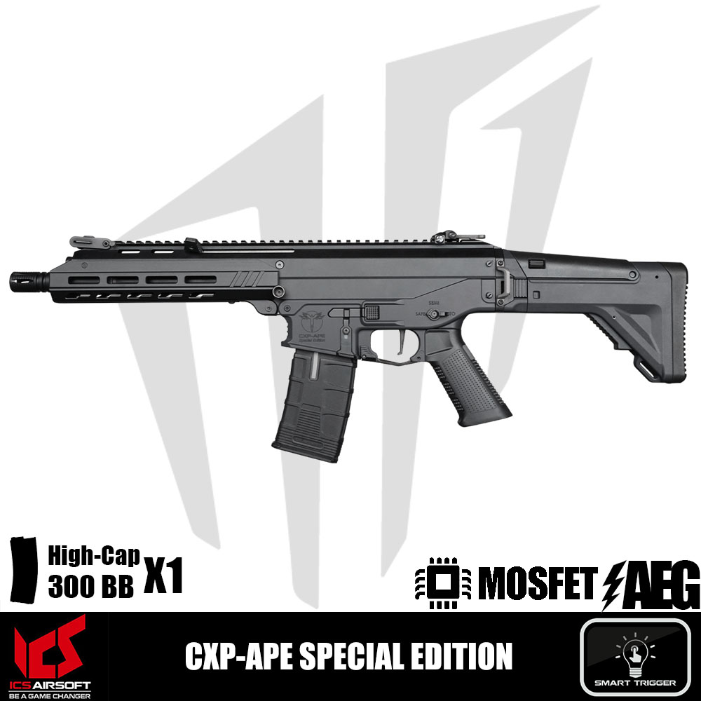 ICS Airsoft CXP-APE SPECIAL EDITION Airsoft Tüfeği – Siyah