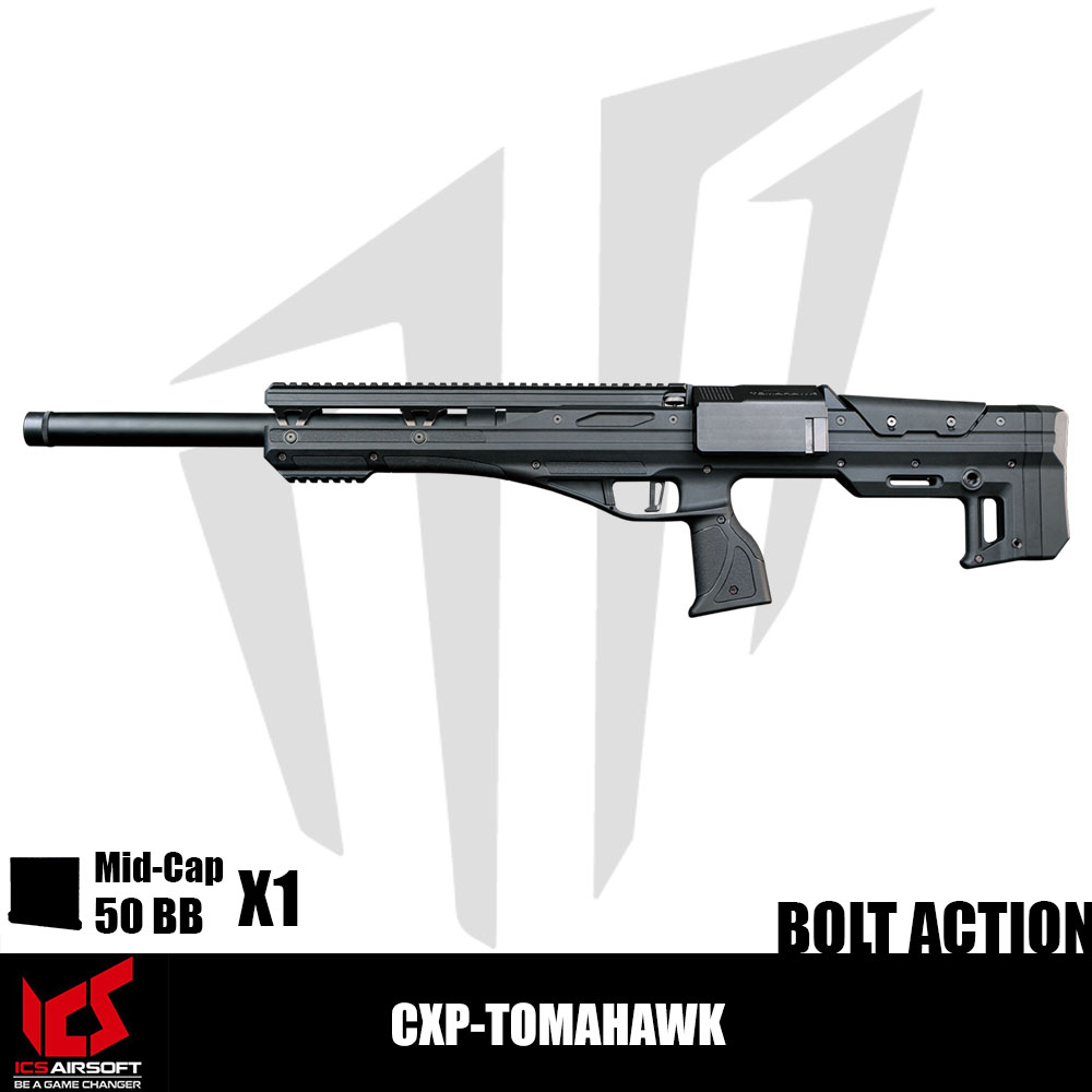 ICS Airsoft CXP-TOMAHAWK Airsoft Tüfeği – Siyah