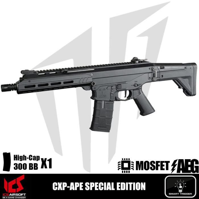 ICS Airsoft CXP-APE SPECIAL EDITION Airsoft Tüfeği – Siyah