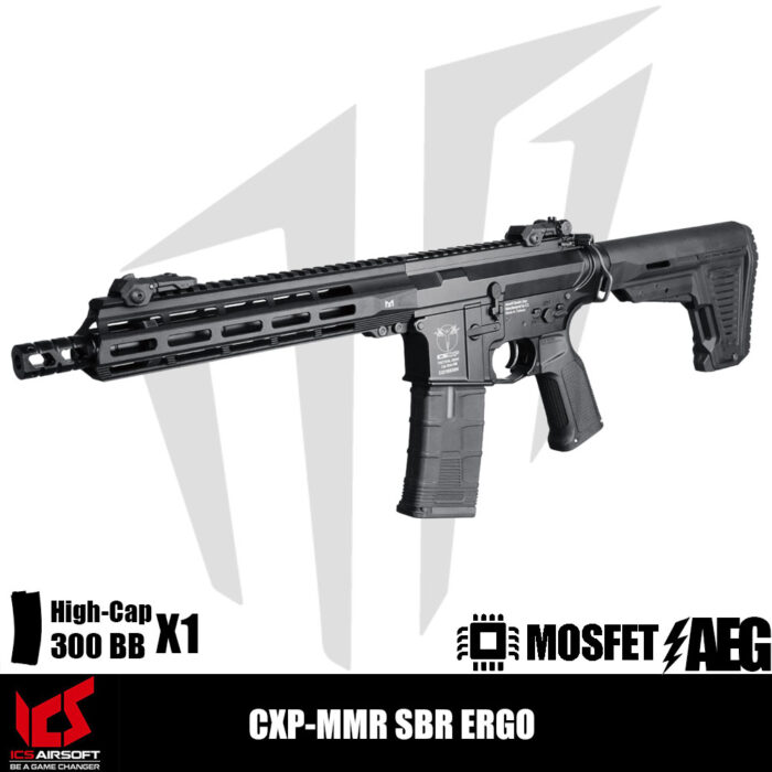 ICS Airsoft CXP-MMR SBR Ergo Airsoft Tüfeği – Siyah