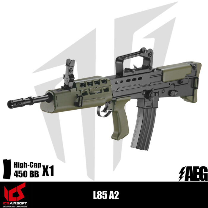 ICS Airsoft L85 A2 Airsoft Tüfeği – Yeşil-Siyah