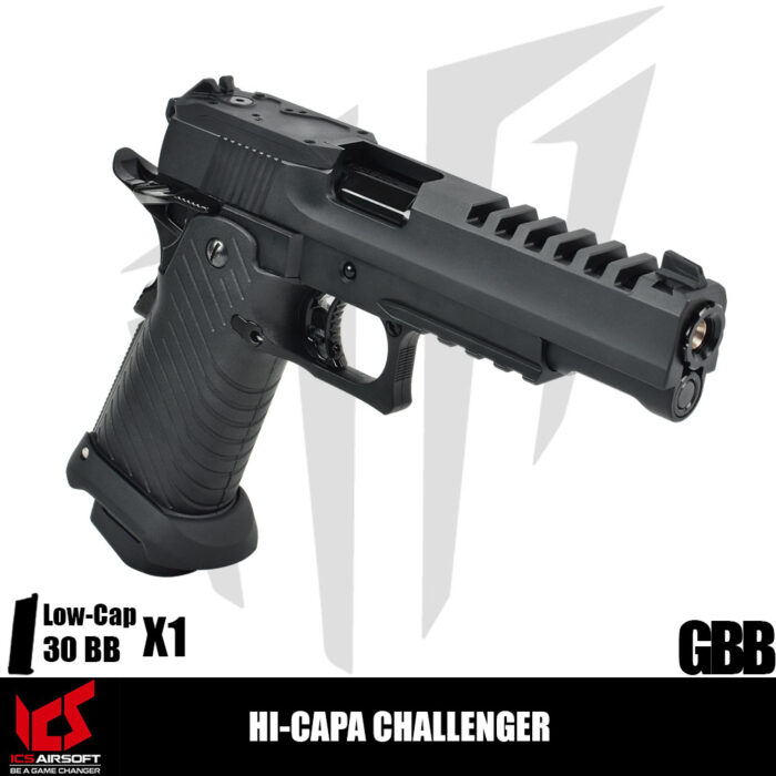 ICS Airsoft Hi-Capa CHALLENGER Airsoft Tabanca – Siyah