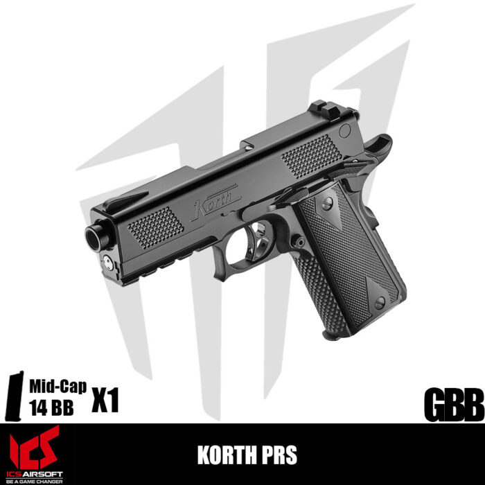 ICS Airsoft KORTH PRS Airsoft Tabanca – Siyah