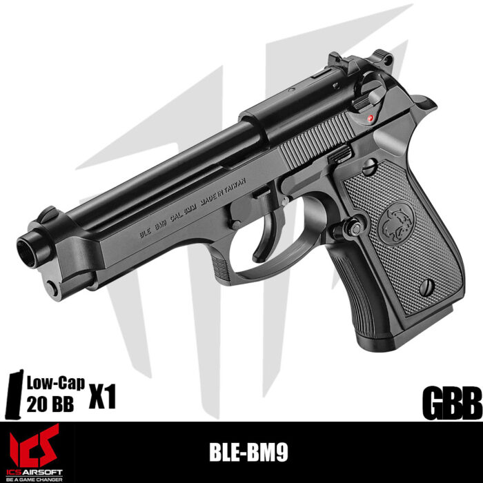 ICS Airsoft BLE-BM9 Airsoft Tabanca – Siyah