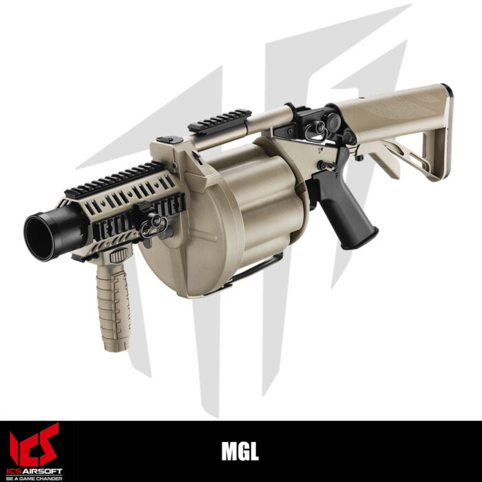 ICS Airsoft MGL Airsoft Tüfeği – Tan