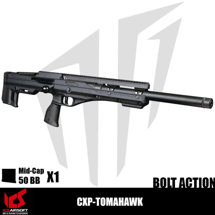 ICS Airsoft CXP-TOMAHAWK Airsoft Tüfeği – Siyah