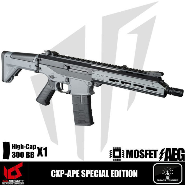 ICS Airsoft CXP-APE SPECIAL EDITION Airsoft Tüfeği – Yarım Gri