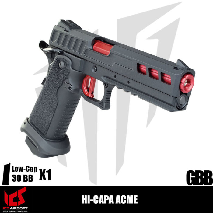 ICS Airsoft Hi-Capa ACME Airsoft Tabanca – Siyah