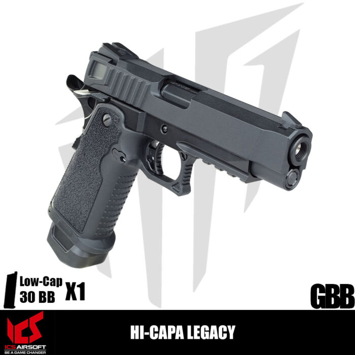 ICS Airsoft Hi-Capa LEGACY Airsoft Tabanca – Siyah