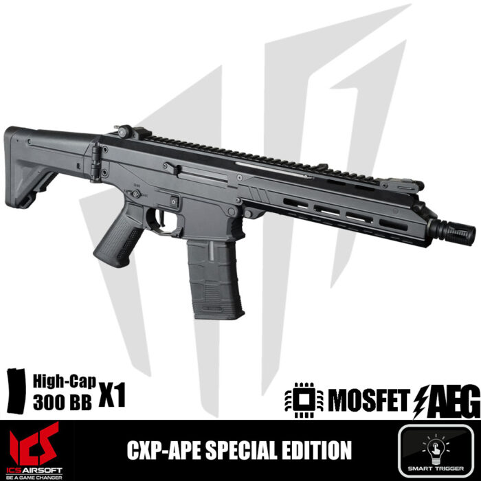 ICS Airsoft CXP-APE SPECIAL EDITION Airsoft Tüfeği – Siyah