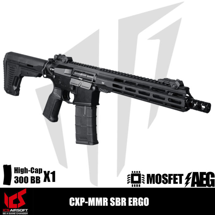 ICS Airsoft CXP-MMR SBR Ergo Airsoft Tüfeği – Siyah