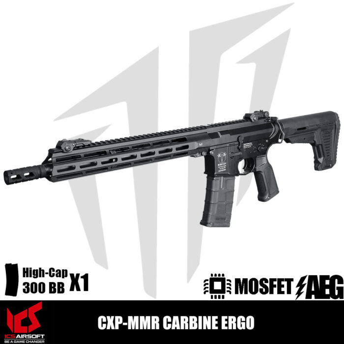 ICS Airsoft CXP-MMR Carbine Ergo Airsoft Tüfeği – Siyah