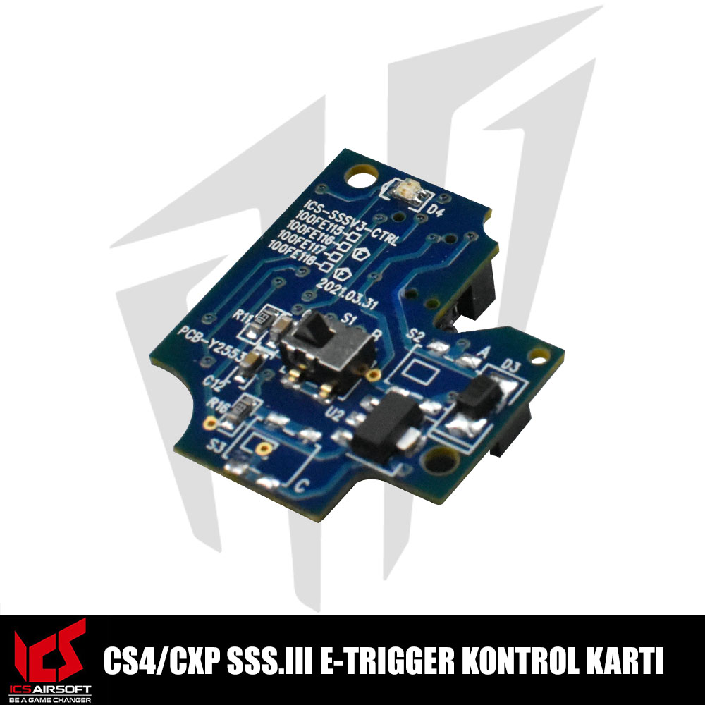 ICS Airsoft CS4/CXP SSS.III E-Trigger Kontrol Kartı