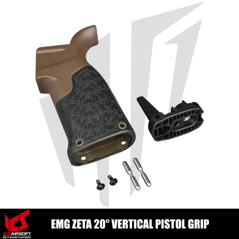 ICS Airsoft EMG ZETA 20° Vertical Pistol Grip - Coyote
