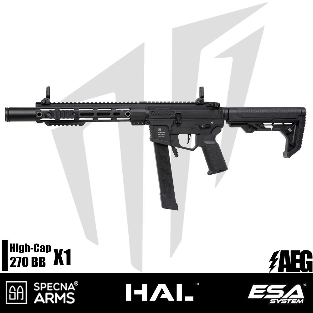 Specna Arms SA-FX02 FLEX™ HAL ETU™ Airsoft Tüfeği - Siyah