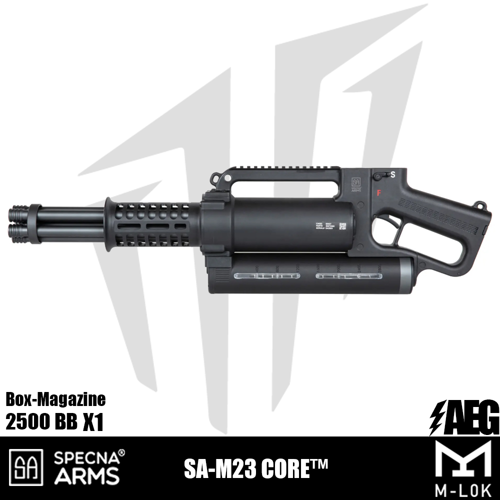 Specna Arms SA-M23 CORE™ Airsoft Tüfeği - (36rps) - Siyah