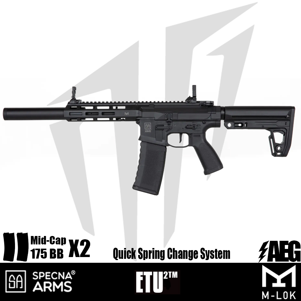 Specna Arms SA-F21 FLEX™ ETU2™ Airsoft Tüfeği – Siyah