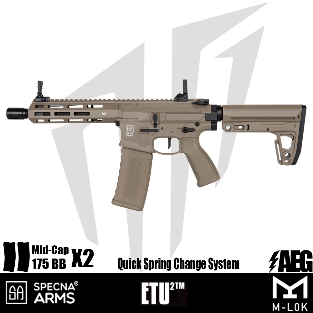 Specna Arms SA-F20 FLEX™ ETU2™ Airsoft Tüfeği – Tan