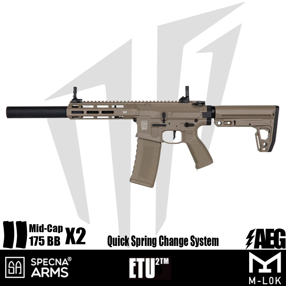 Specna Arms SA-F21 FLEX™ ETU2™ Airsoft Tüfeği – Tan