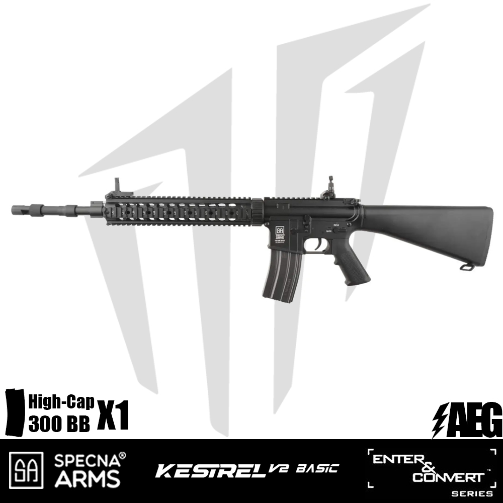 Specna Arms SA-B16 ONE™ SAEC™ Kestrel™ ETU™ Airsoft Tüfeği - Siyah