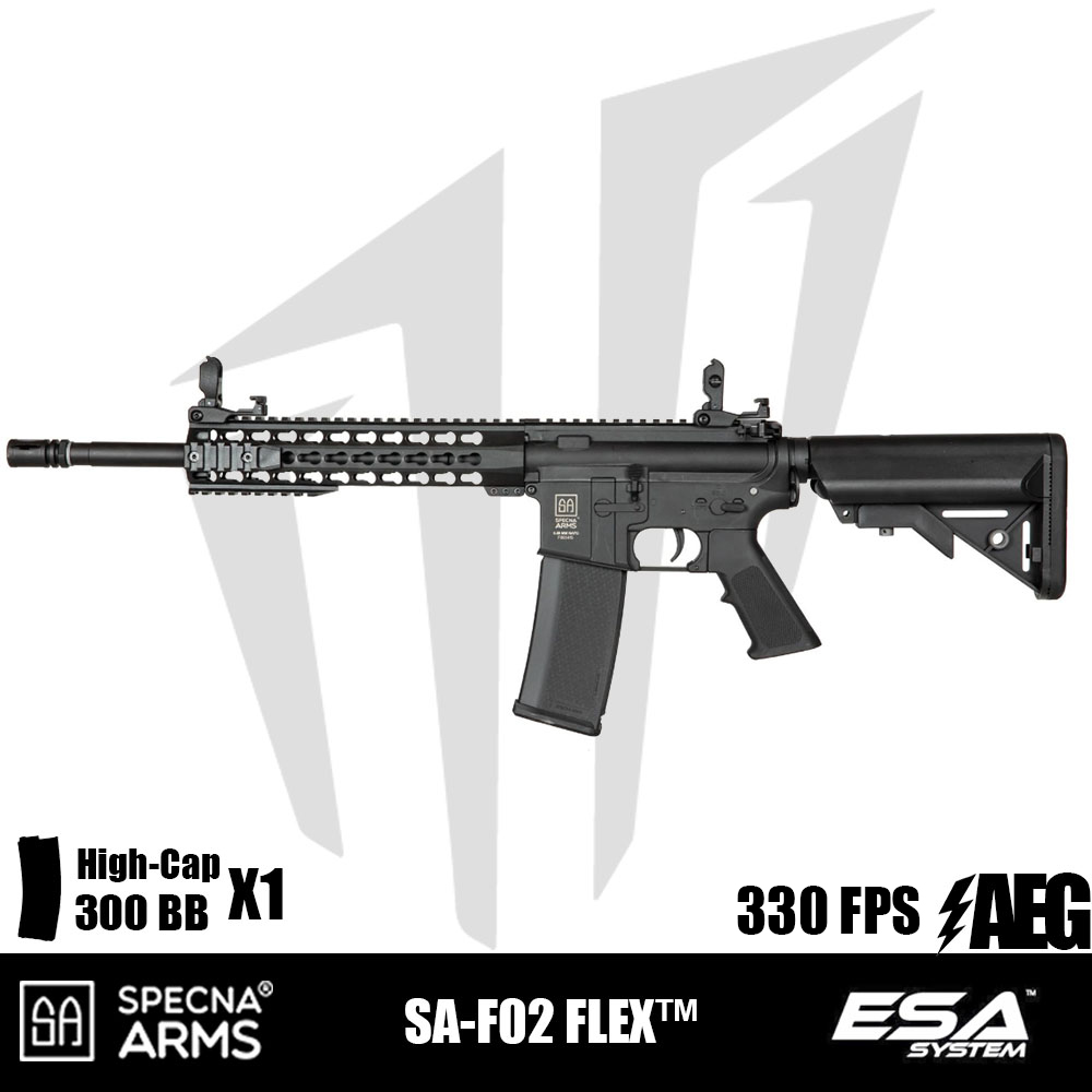 Specna Arms SA-F02 FLEX Airsoft Tüfeği – Siyah