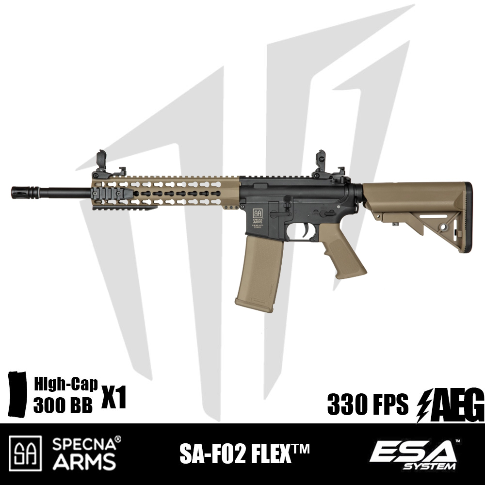 Specna Arms SA-F02 FLEX Airsoft Tüfeği – Yarım Tan